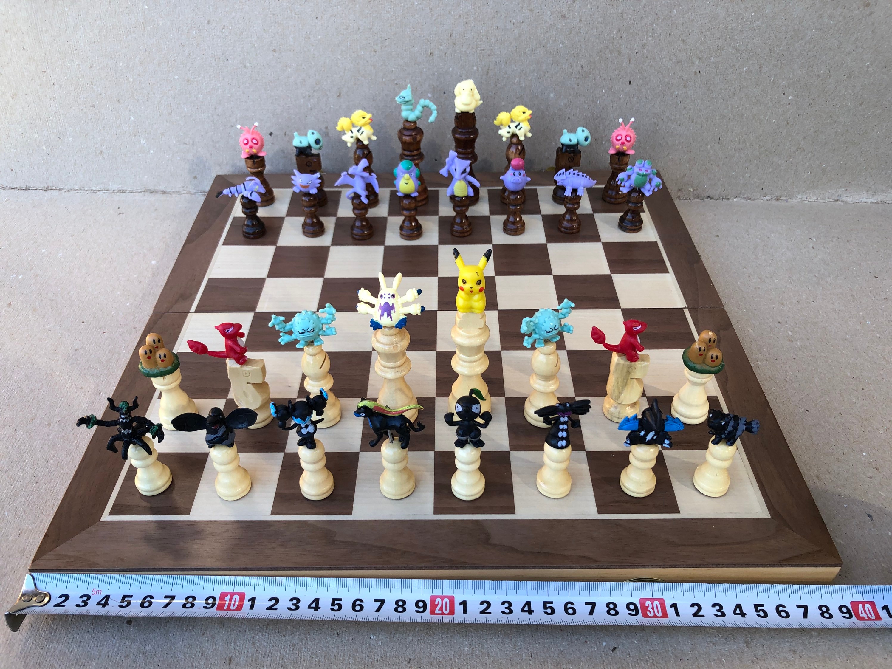 Pokemon chess set | Etsy