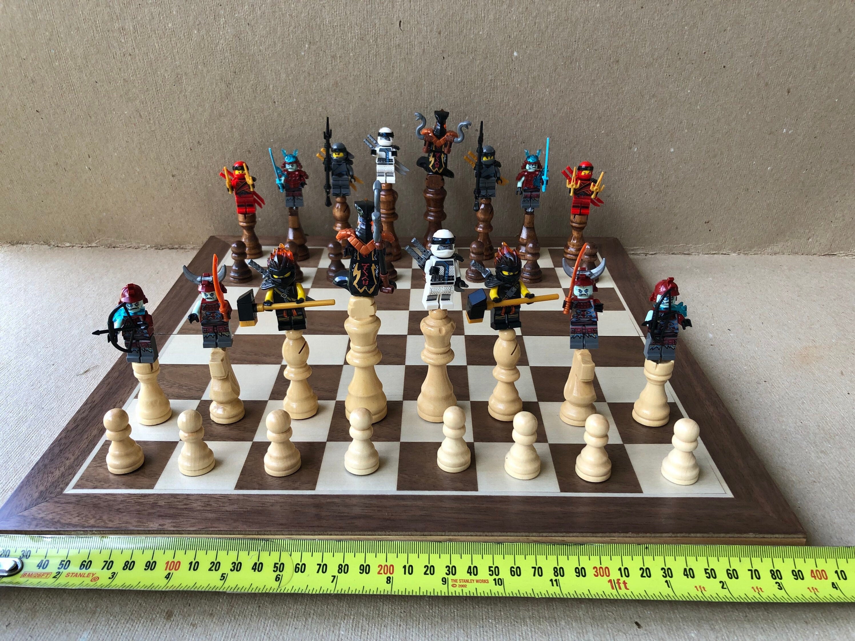 Ninja 5 Block Chess Set - Etsy