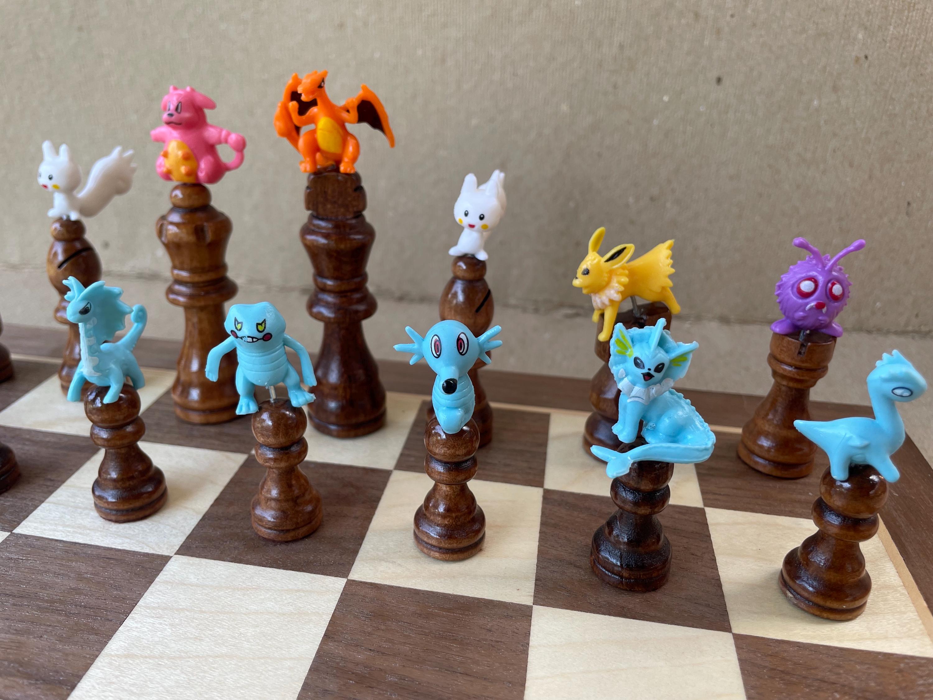 ポケモンチェスセット - ピンクブルー - 新スタイル - Etsy 日本