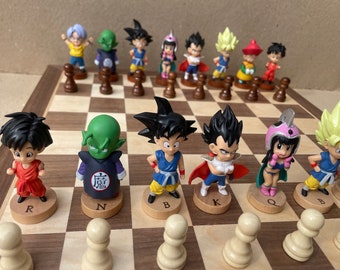 ドラゴンボール チェス　アクションフィギュアセット ドラゴンボール オリジナルチェスセット 5個 - Etsy 日本