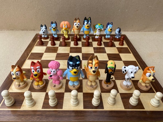 4 Bluey chess set NEW - Etsy 日本