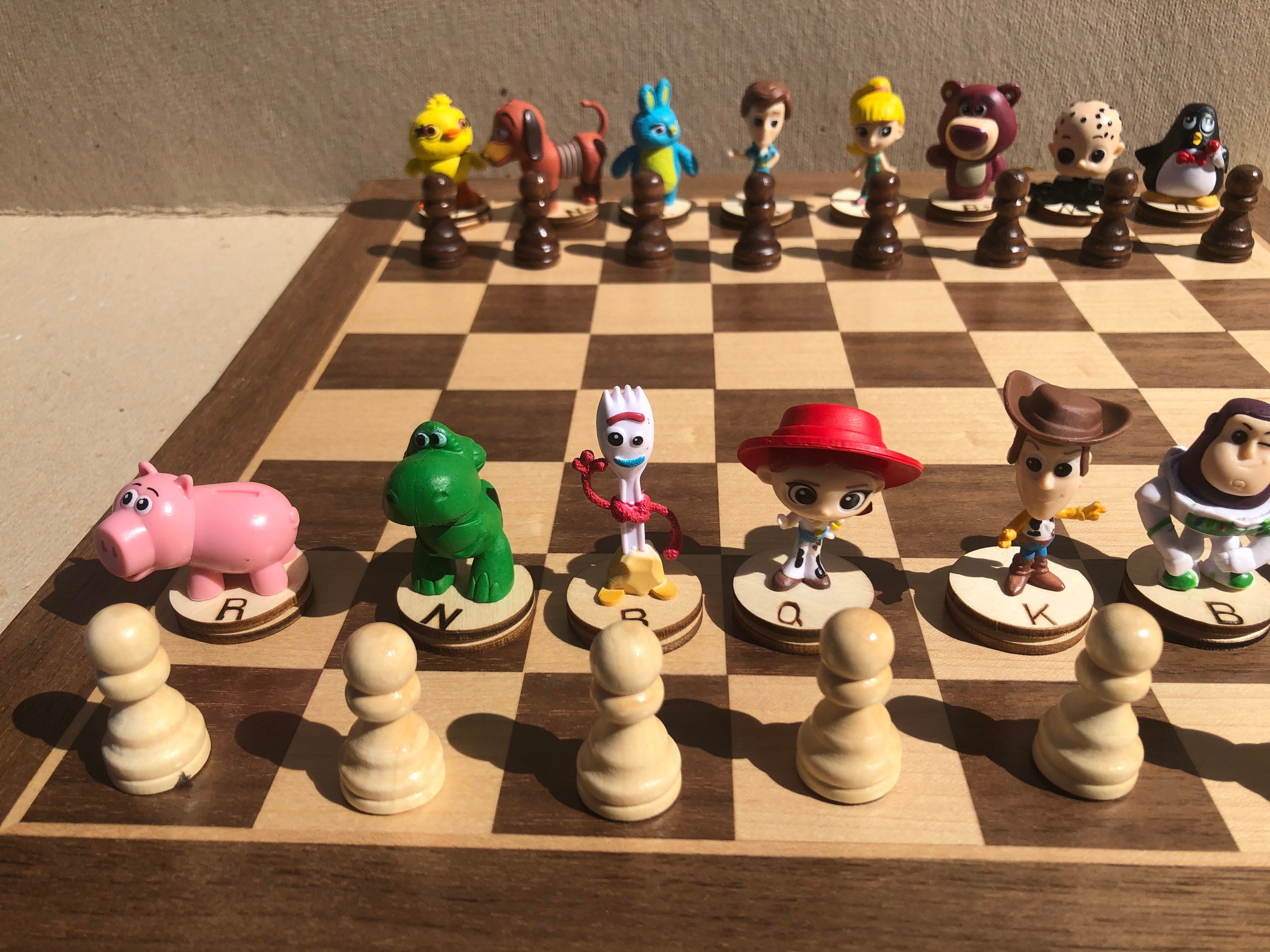 Toy Story Chess Set Etsy UK