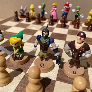 Mario Kart v Zelda Schach Set