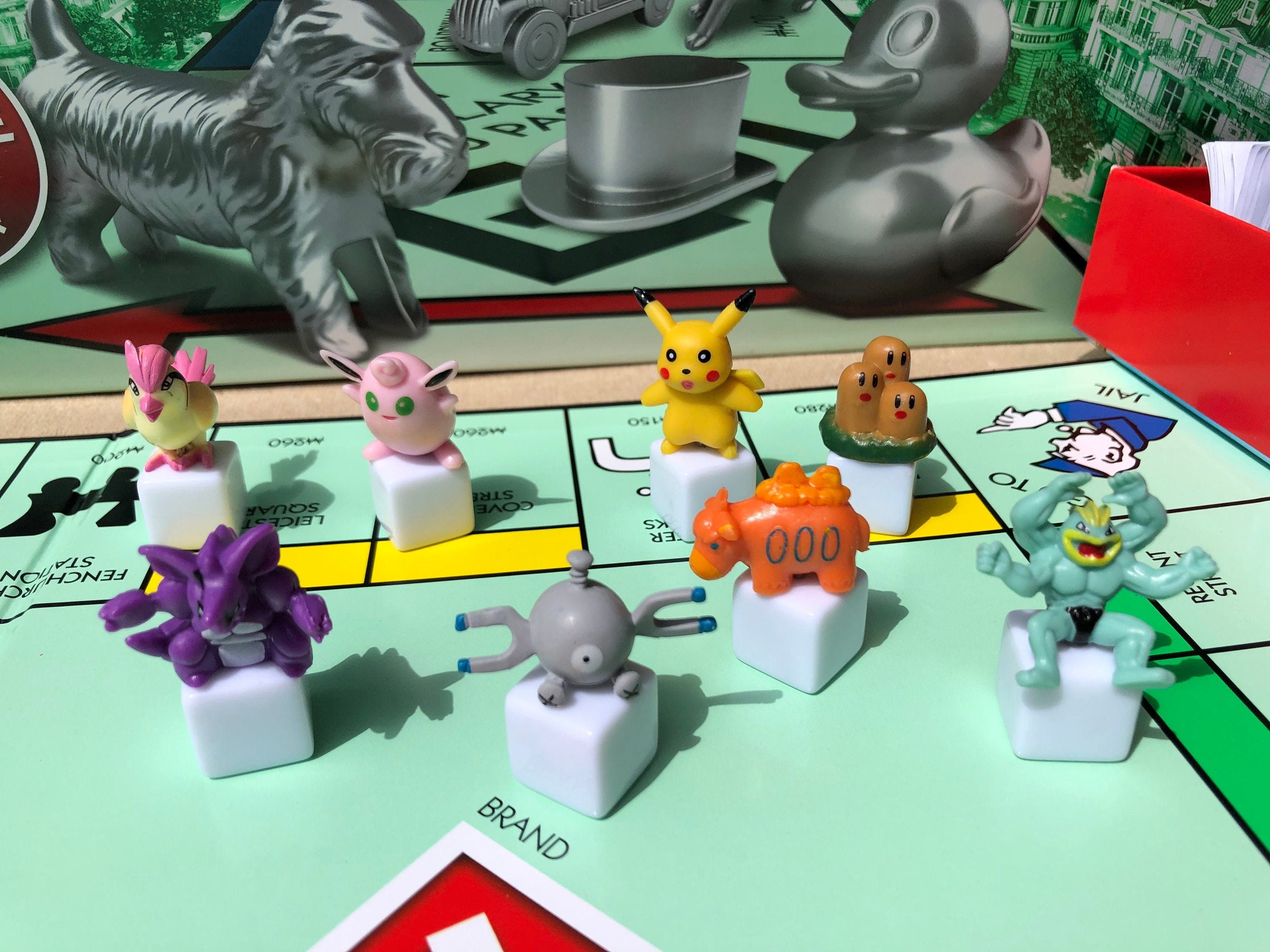 ポケモン　ボードゲーム ポケモンボードゲームピース - 8個セット No.1 - Etsy 日本