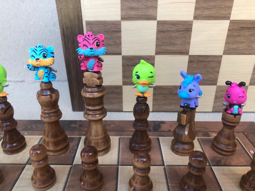 ボードゲーム チェス「MINIATURE ANIMAL CHESS SET」 Pet Animal Chess Set 3 - Etsy