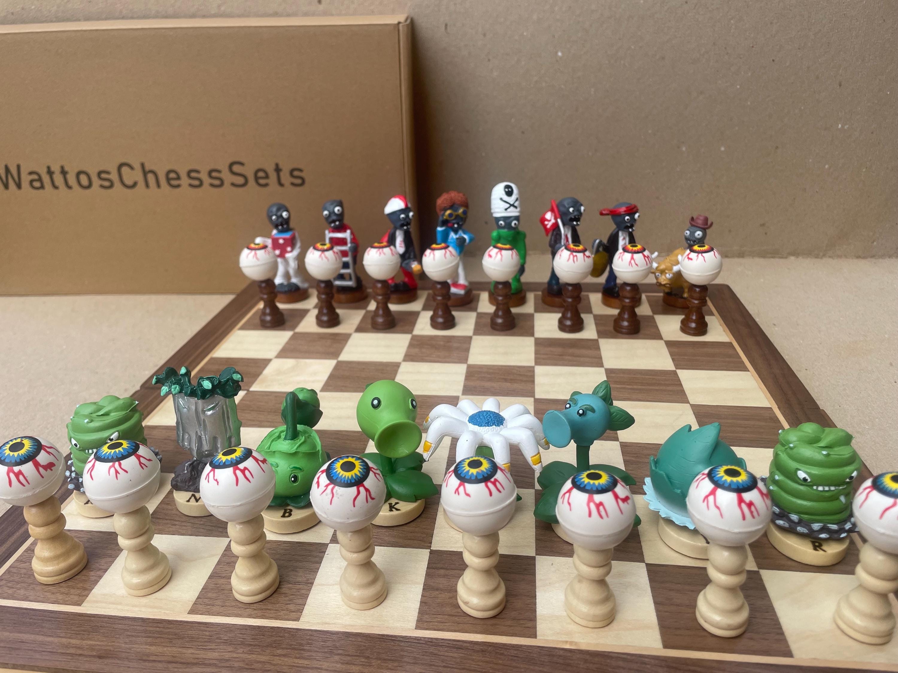 Plants Vs Zombies D Chess Set - Etsy