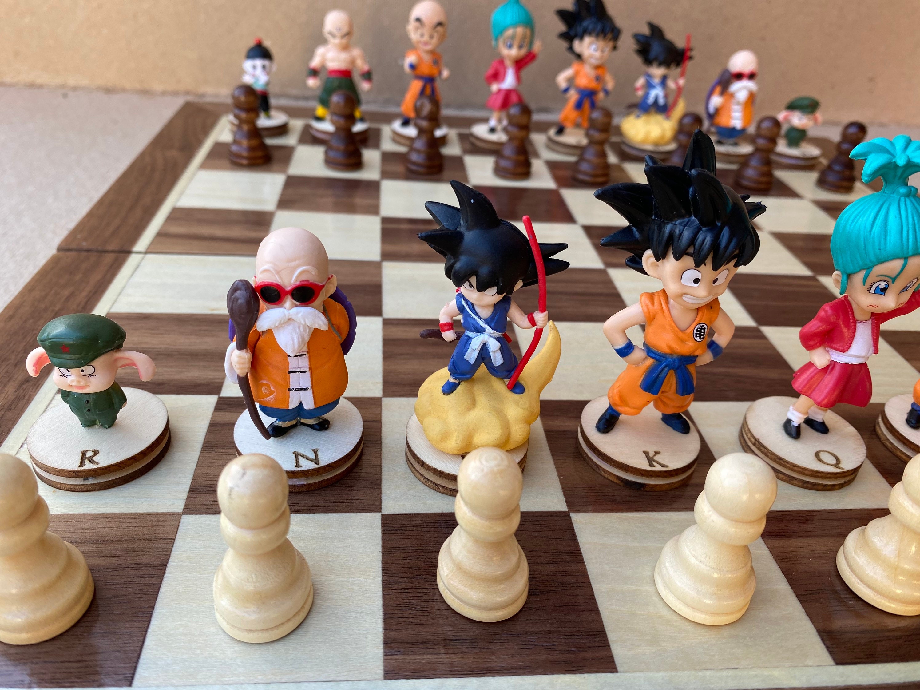 Chess Board on Twitter Nostalgia for anyone who used to watch as a kid  Looks cool though more like a display set with each figure  different Or would you play it dragonball 