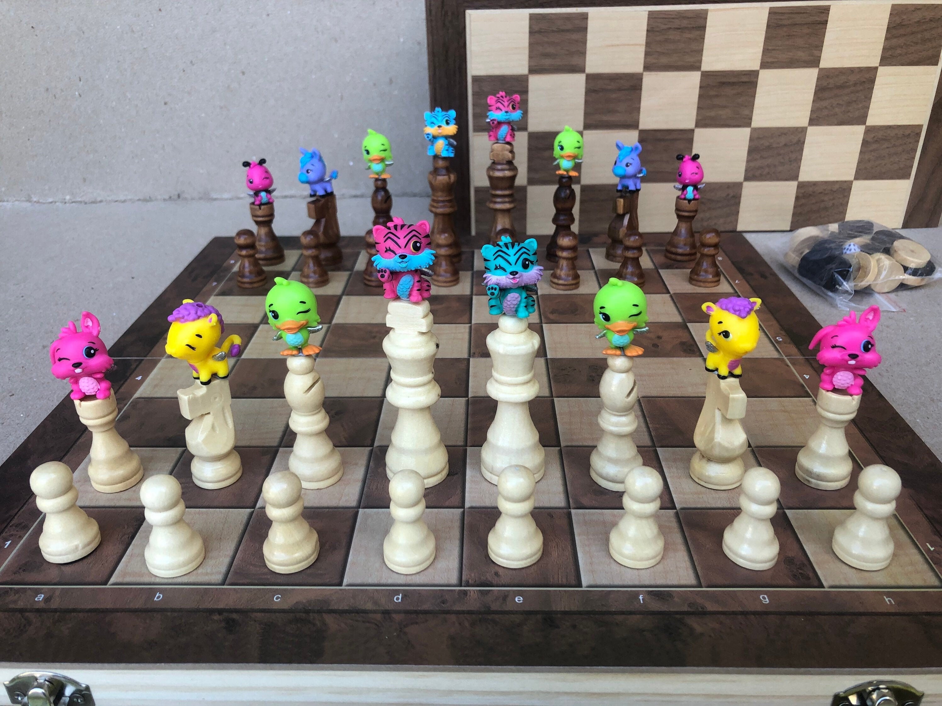 Pet Animal Chess Set 4 - Etsy
