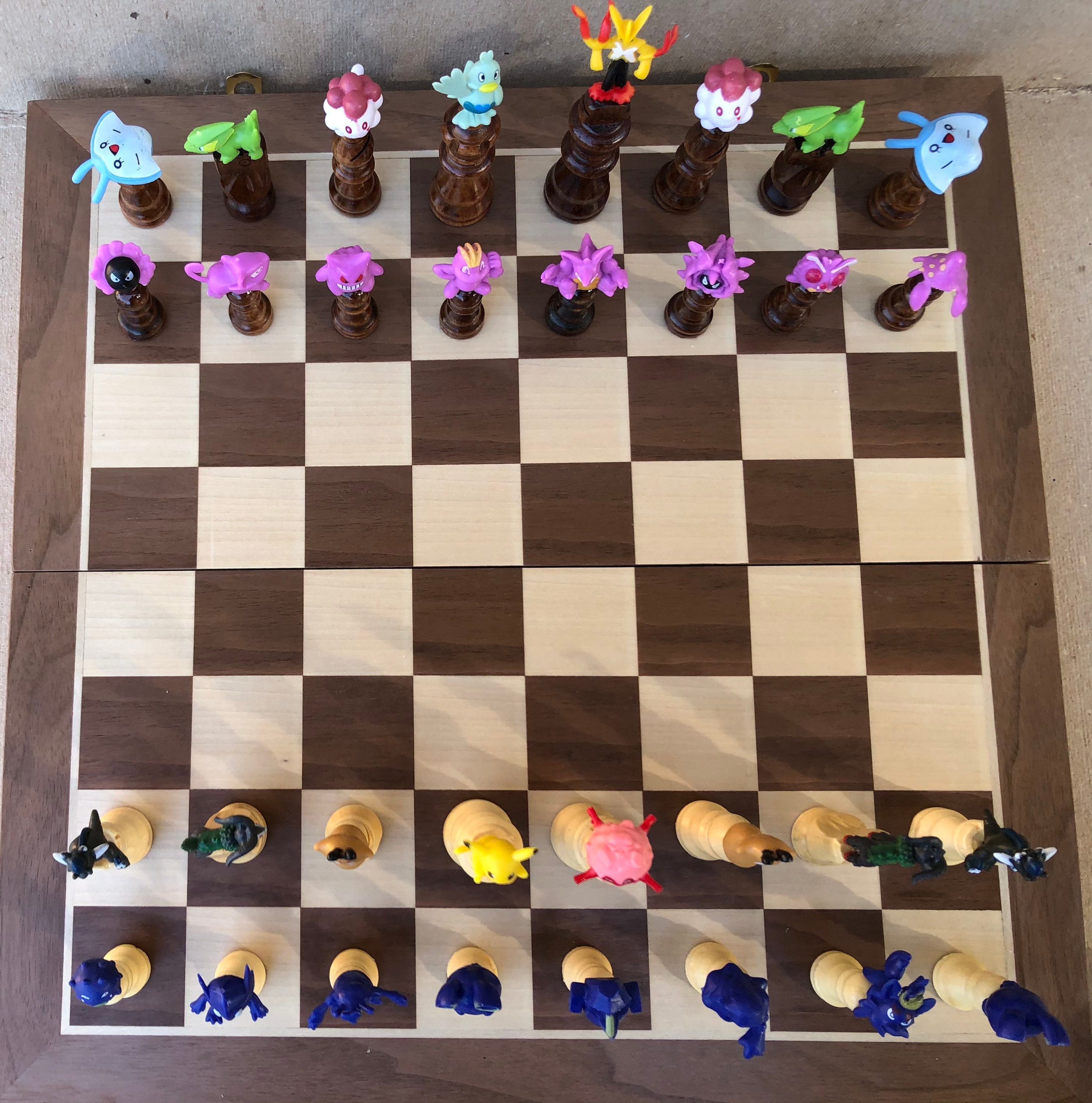 ポケモンチェスセット - 青紫 - Etsy 日本
