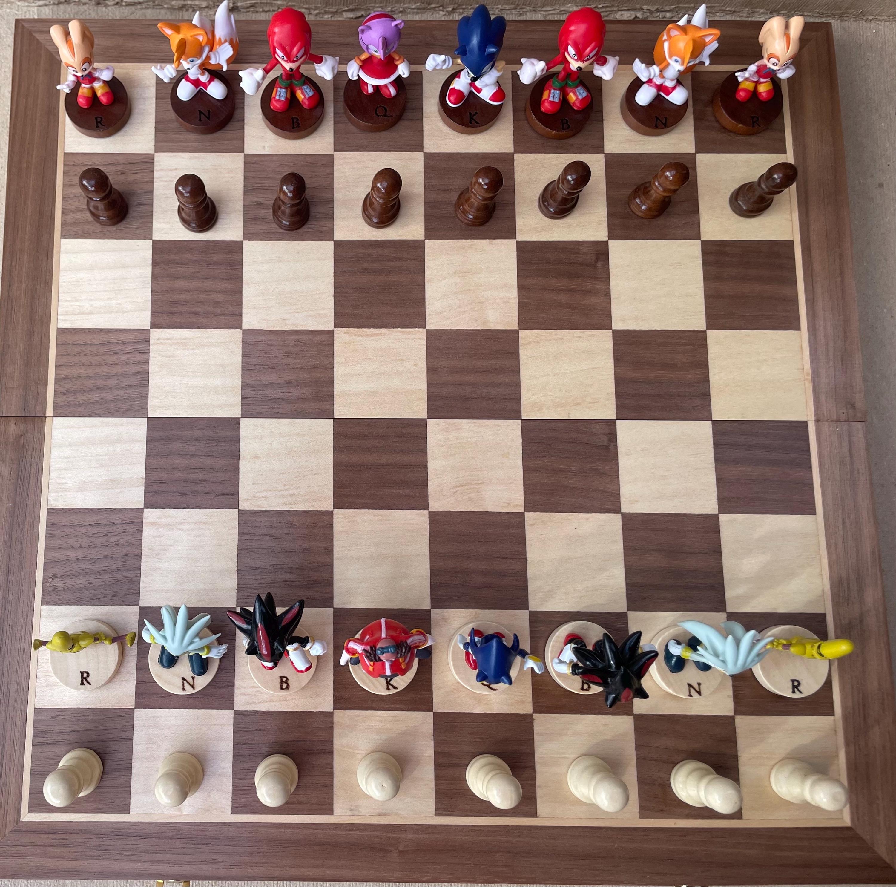 Jeu D'Échecs Sonic The Hedgehog 3D - Sonic The Hedgehog Chess - Occasion