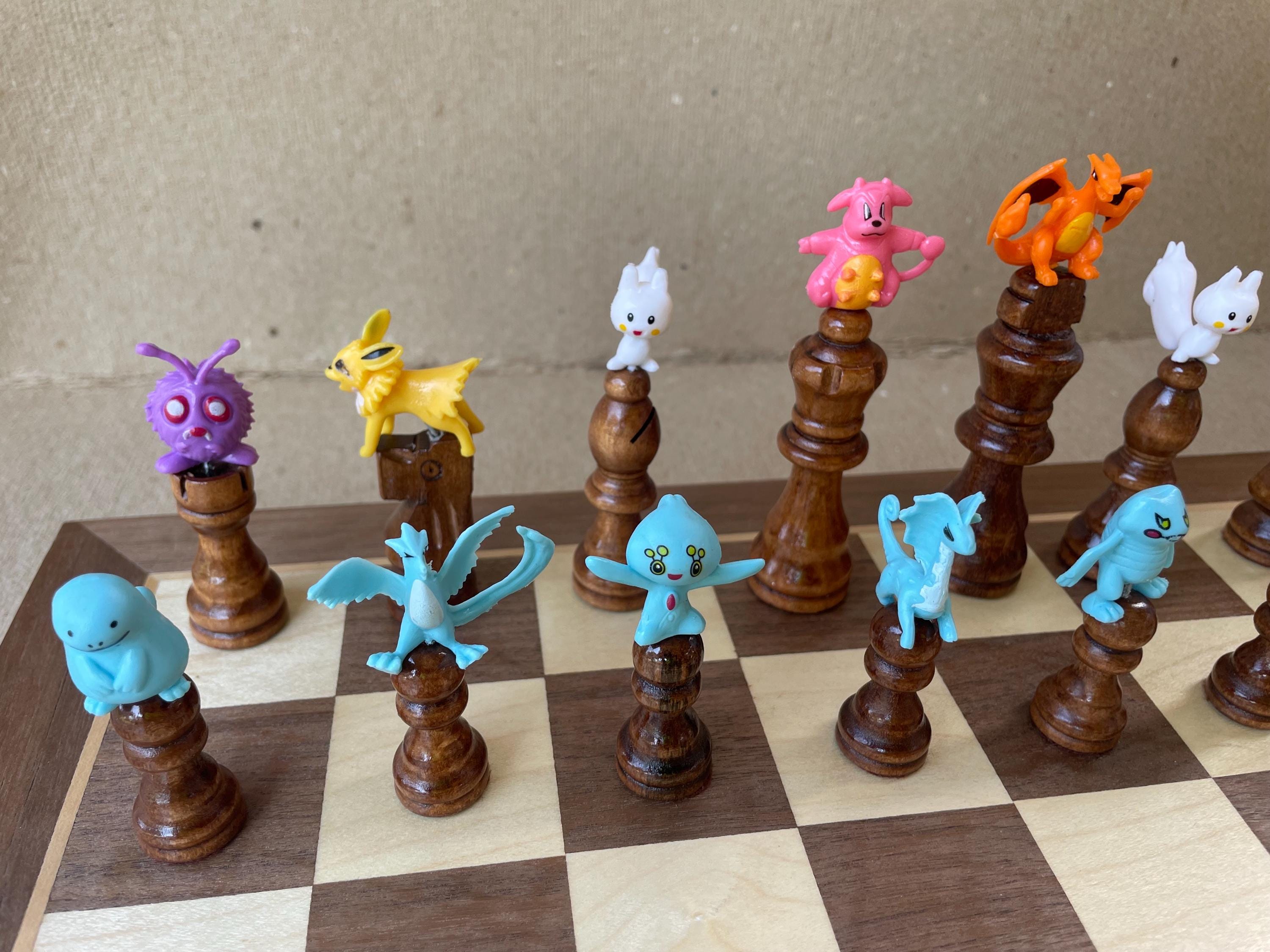 ポケモンチェスセット - ピンクブルー - 新スタイル - Etsy 日本