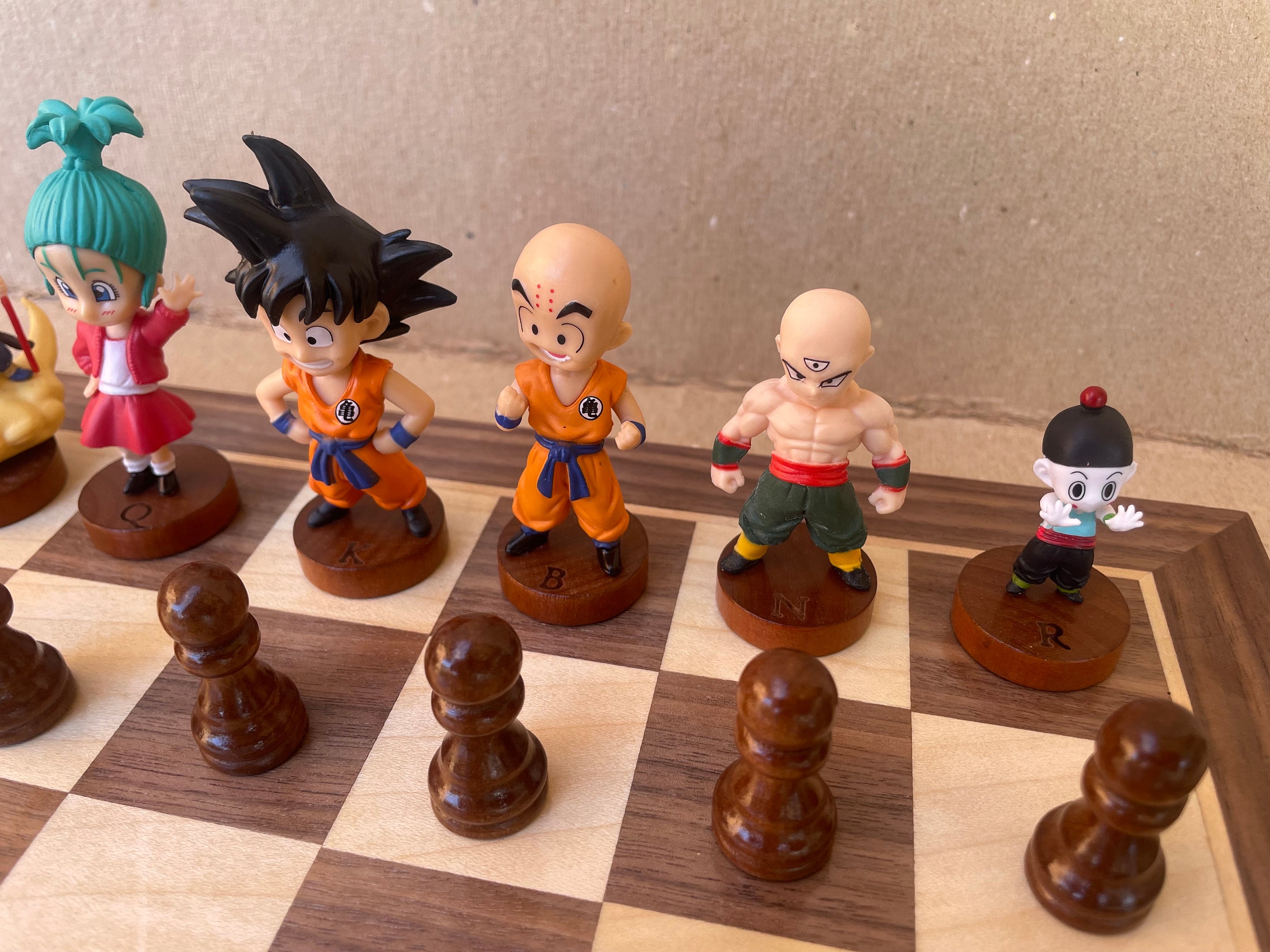 ドラゴンボール チェス　アクションフィギュアセット ドラゴンボール オリジナルチェスセット 5個 - Etsy 日本