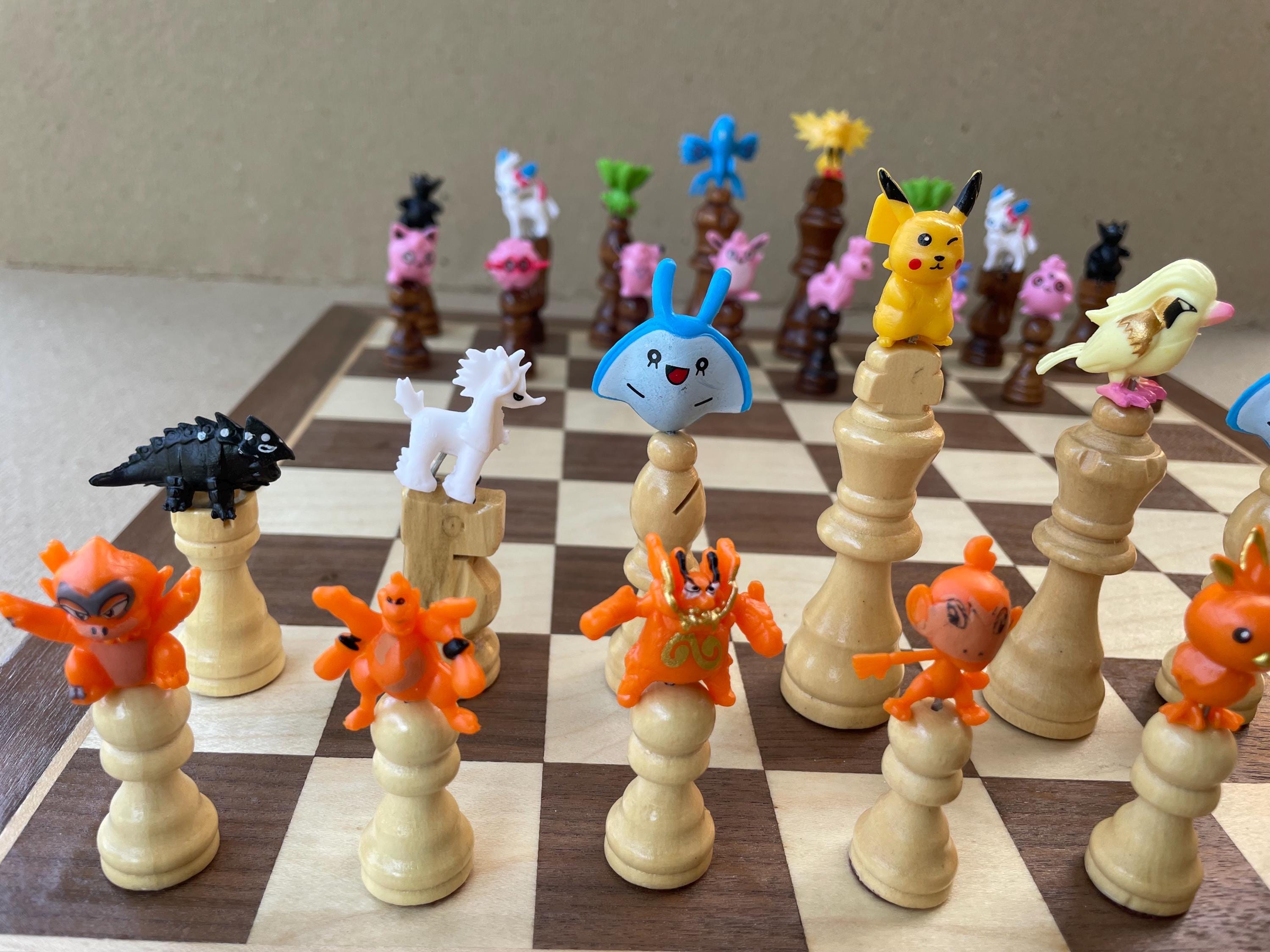 ポケモンチェスセット - ピンクオレンジ - 新スタイル - Etsy 日本
