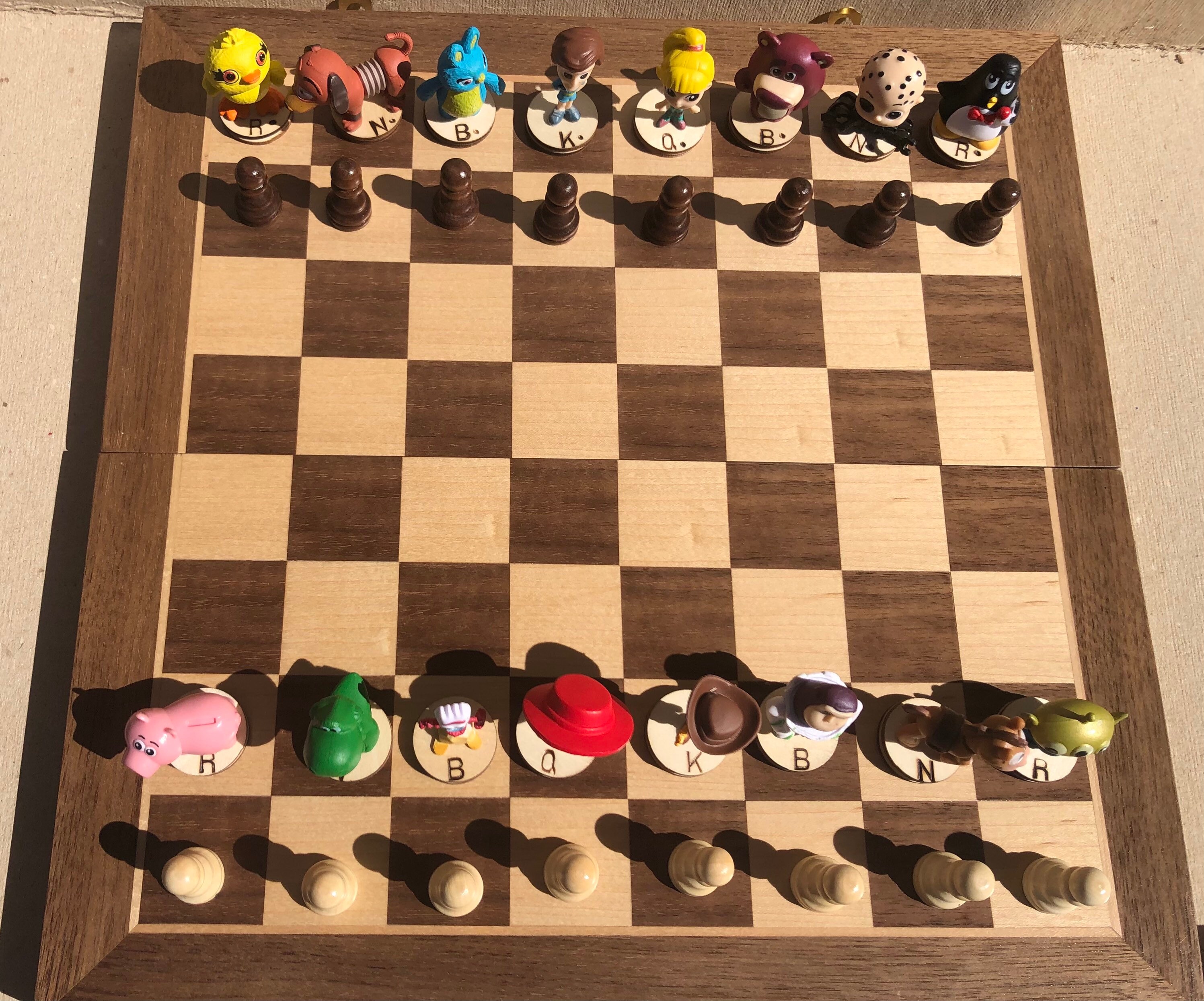 Toy Story Chess Set Etsy UK