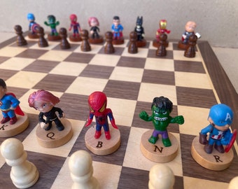 SUPER HEROES CHESS SCHACH スーパーヒーローズ チェス il_340x270.5947691434_ditm.jpg