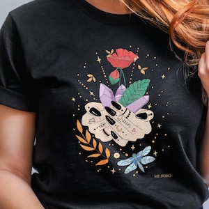 Witchy hands Witch Shirt Crystal Shirt Witchy clothes Moon Stars tee witchy aesthetic mystical t shirt witch aesthetic