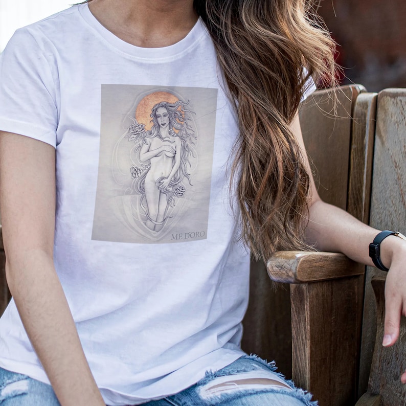 Botticelli Shirt The Birth of Venus Unisex T-shirt Renaissance Shirt Aesthetic Tee Goddess Greek Mythology Fine Art T-Shirt Designer tshirt