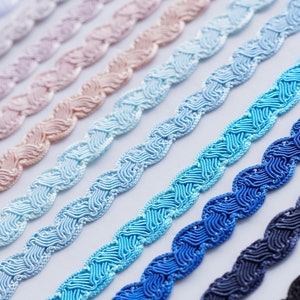 Braid Gimp Trimming by The Yard, 0.7"(18mm) 24 colors  - 1.09 yards (1m)