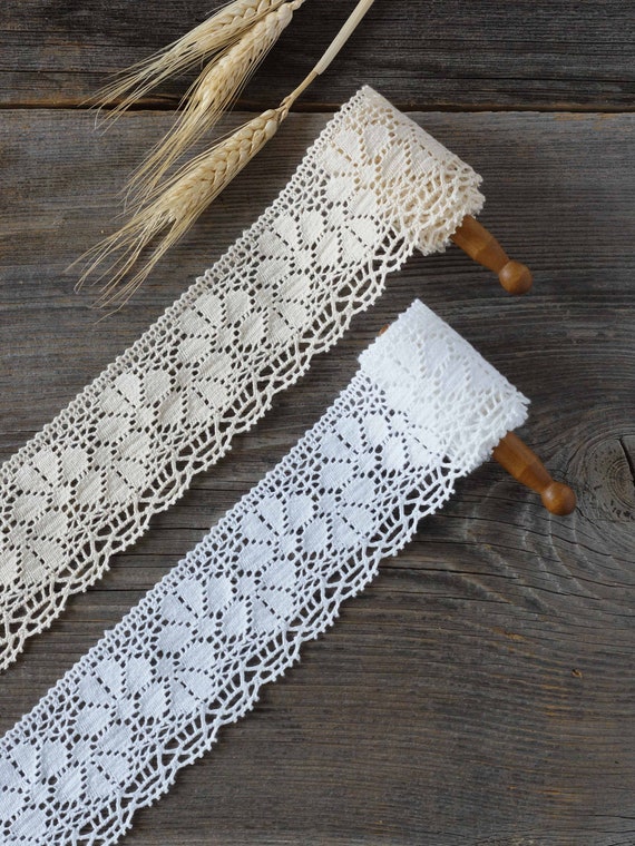 Cotton lace trim by the yard deals