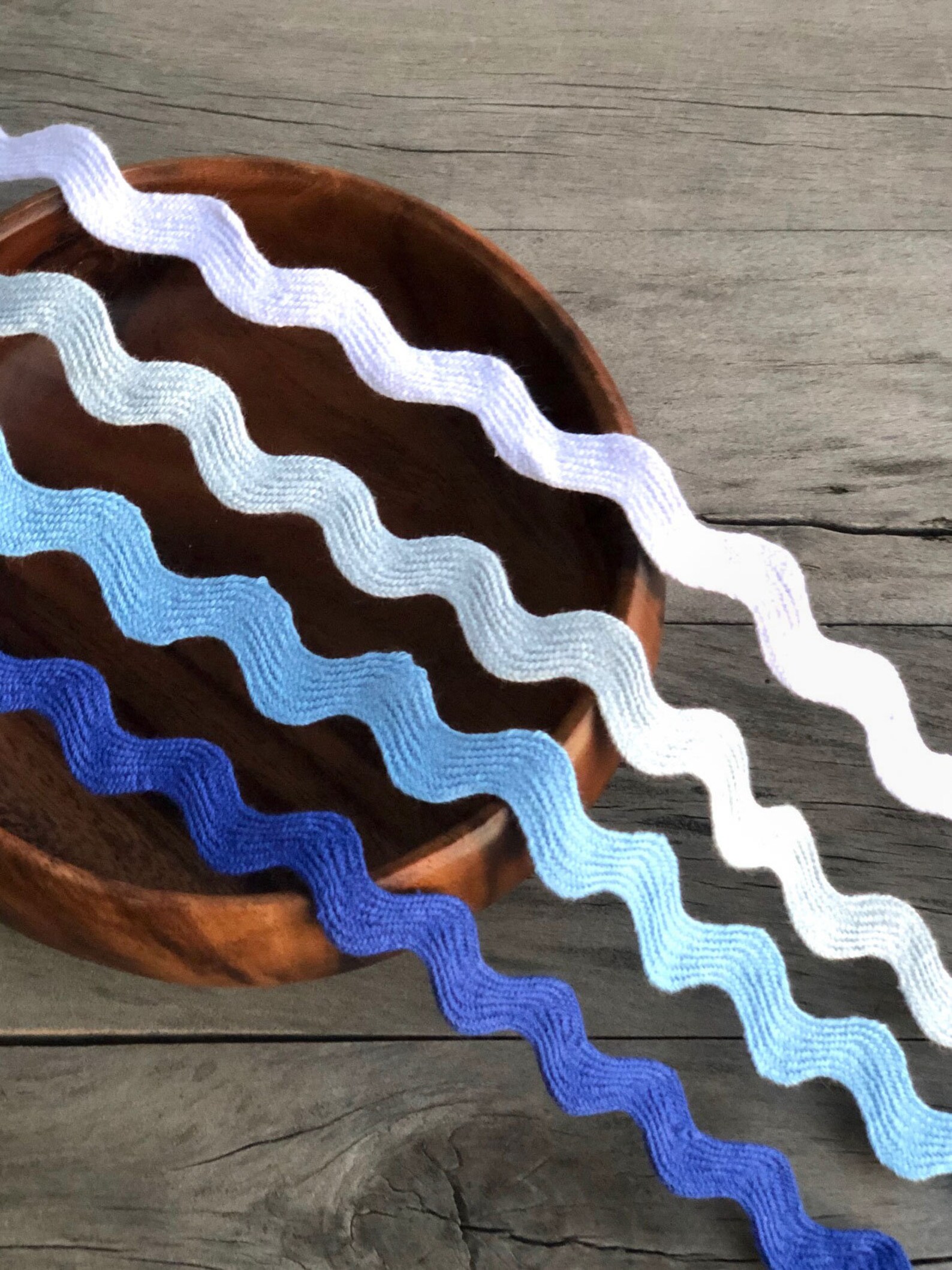 3/4 inch cotton ric rac trim multi color by the yard Etsy