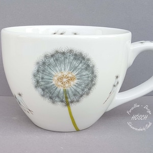 Cup Dandelion XXL Mug 1 Liter 0.4l 0.28 l Desired Name Mom Best Friend Personalized