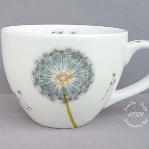 Cup Dandelion XXL Mug 1 liter 0.4l 0.28 l Desired name Mom Best Friend personalized image 1