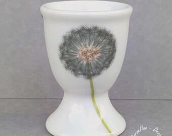 Egg cup dandelion personal gift Easter best friend Mother's Day wedding porcelain personalized