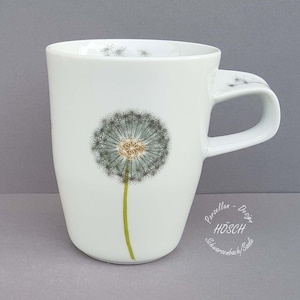 Cup Dandelion XXL Mug 1 liter 0.4l 0.28 l Desired name Mom Best Friend personalized image 2