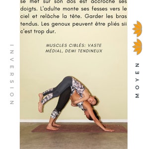 Jeu de 25 cartes de Yoga Duo/ Partenaire Parent-Enfant Numérique image 3