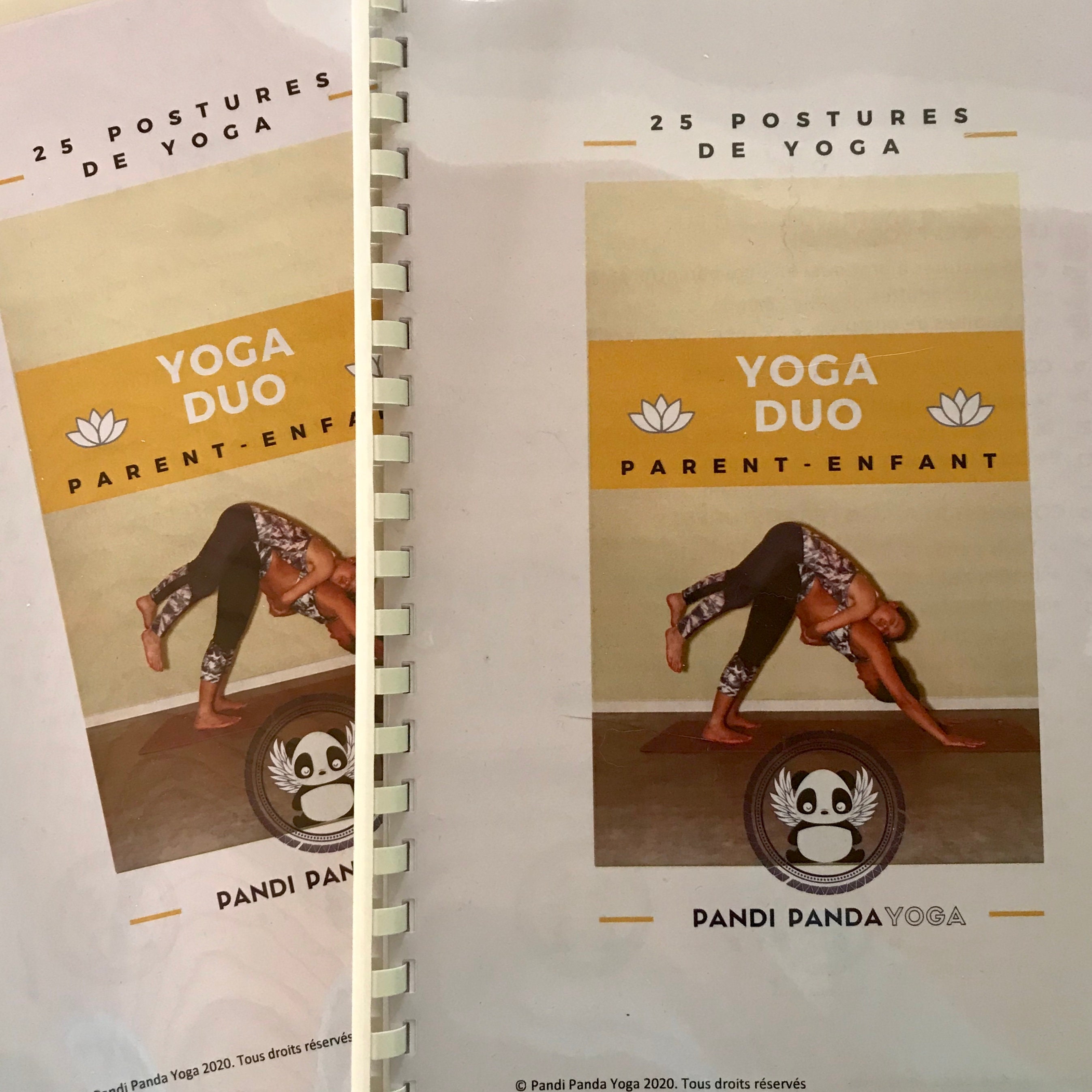 Set of 25 Yoga Duo/parent-child Partner Cards (Download Now) 