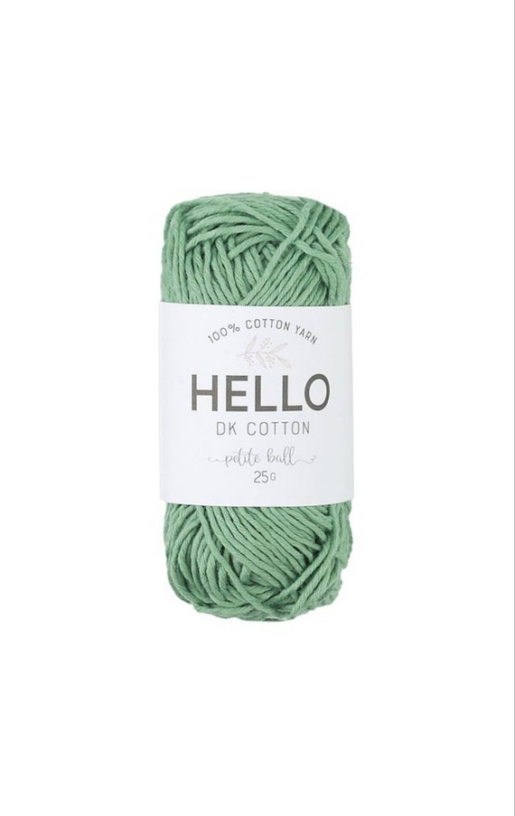 HELLO DK /%100 Cotton Yarn Crochet Yarn Punch Needle Yarn Amigurumi Yarn