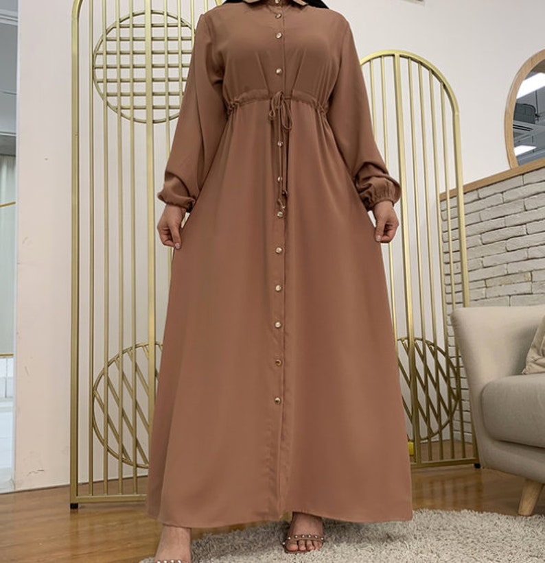Casual Clothing Eid EidRamadan Abaya and Kaftan Maxi Dress Modest Wear Summer Dress
