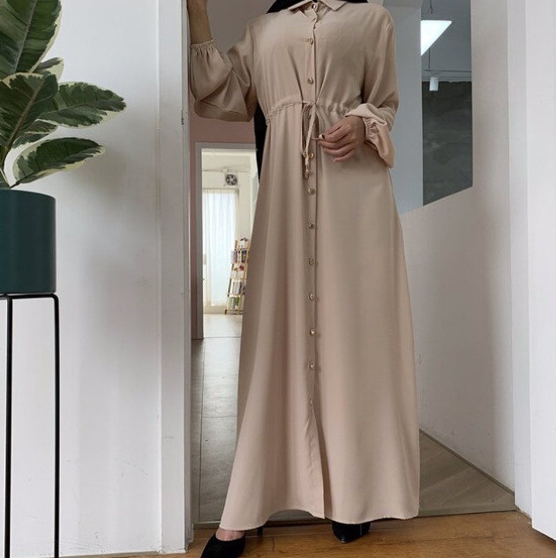 Casual Clothing Eid EidRamadan Abaya and Kaftan Maxi Dress Modest Wear Summer Dress