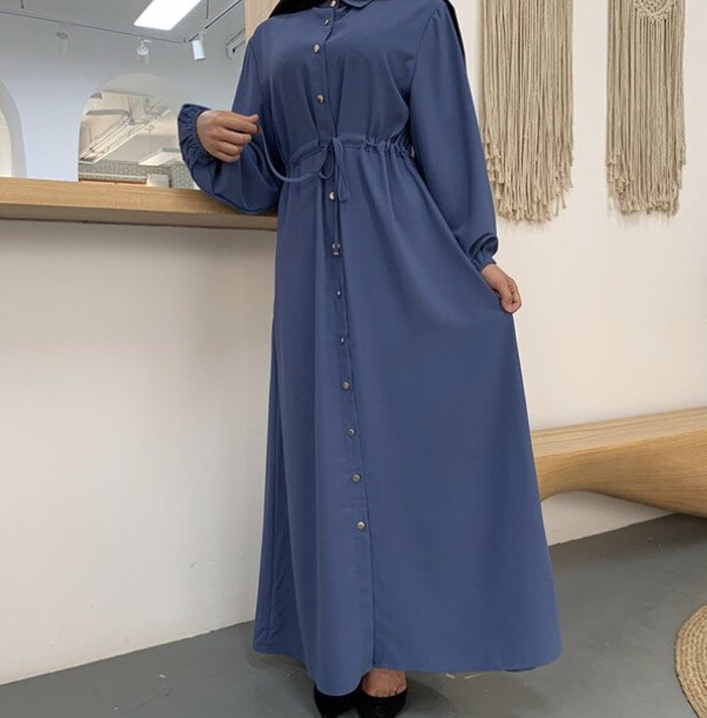 Casual Clothing Eid EidRamadan Abaya and Kaftan Maxi Dress Modest Wear Summer Dress