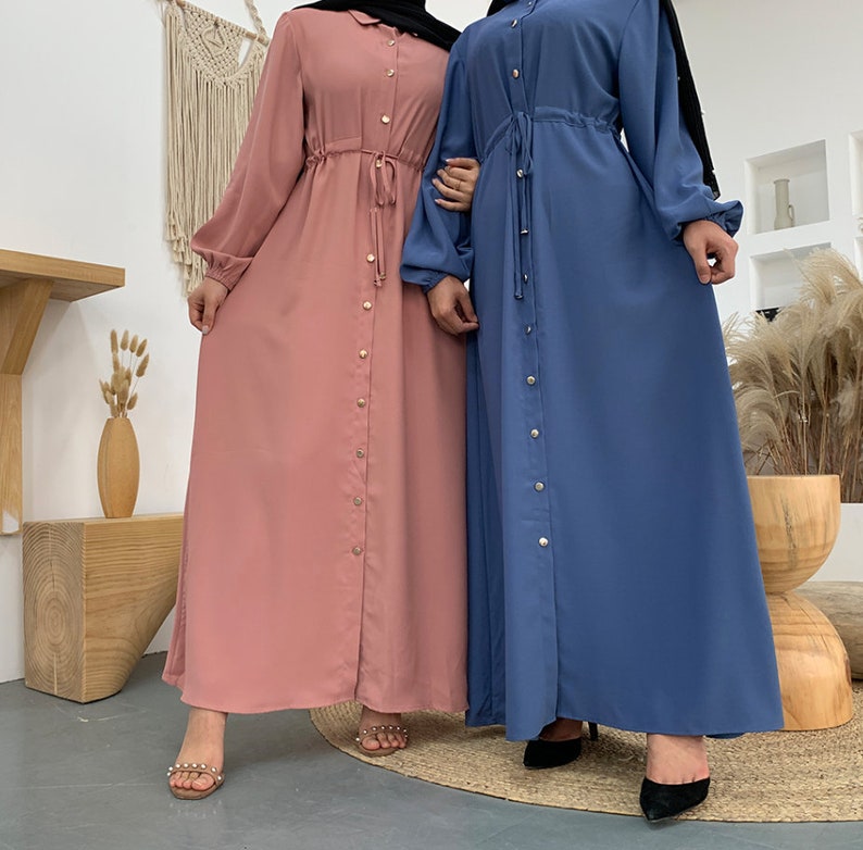 Casual Clothing Eid EidRamadan Abaya and Kaftan Maxi Dress Modest Wear Summer Dress