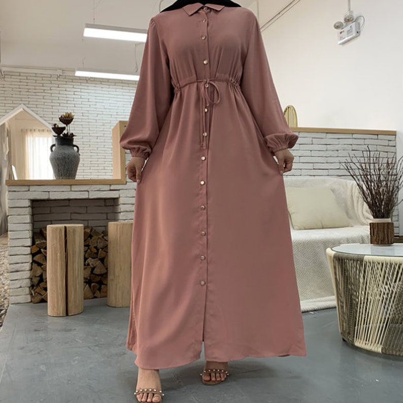 Casual Clothing Eid EidRamadan Abaya and Kaftan Maxi Dress Modest Wear Summer Dress