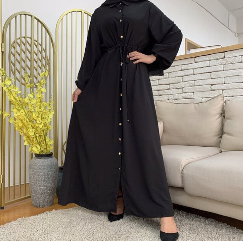 Casual Clothing Eid EidRamadan Abaya and Kaftan Maxi Dress Modest Wear Summer Dress