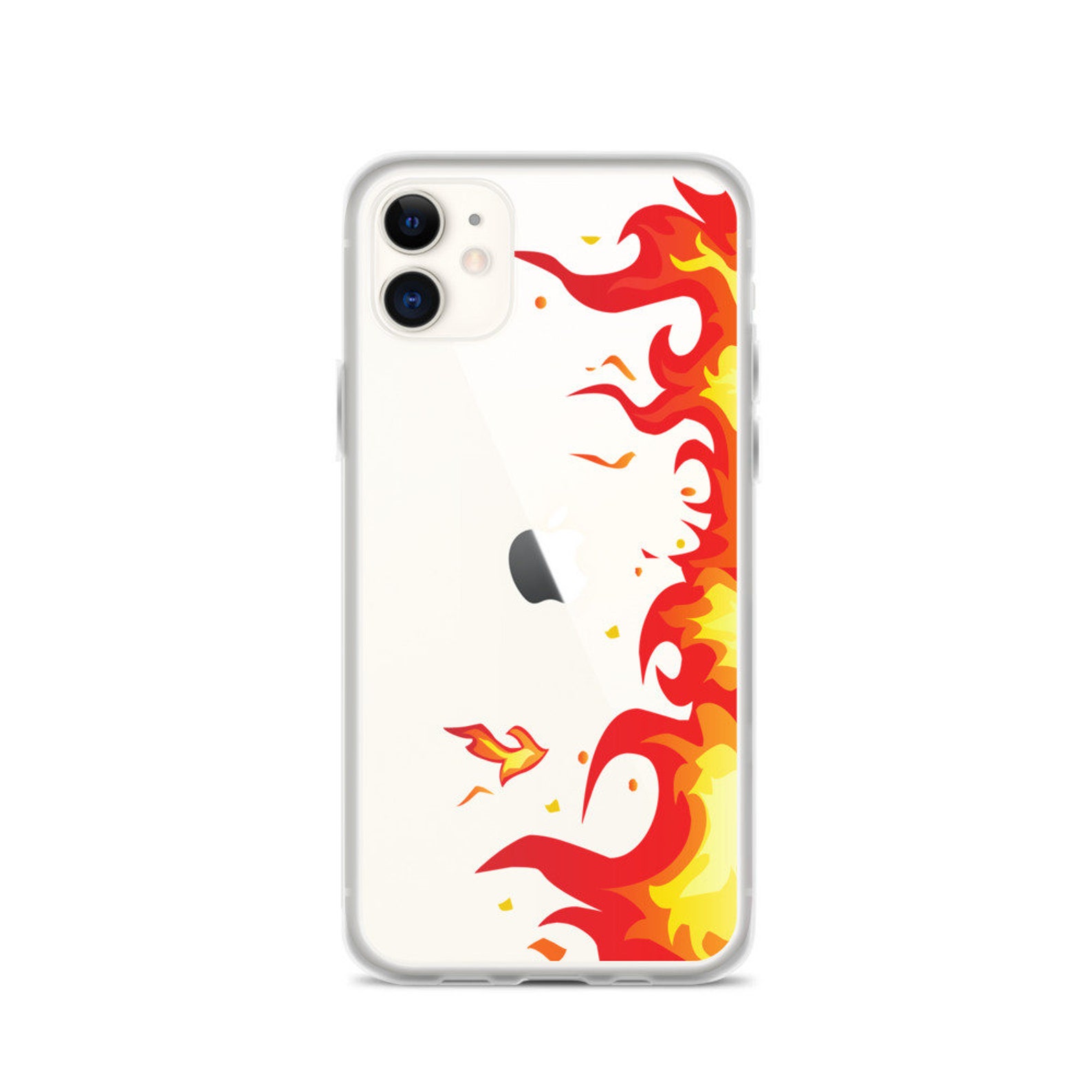 Flames iPhone Case Abstract phone case iPhone 12 Pro case Etsy
