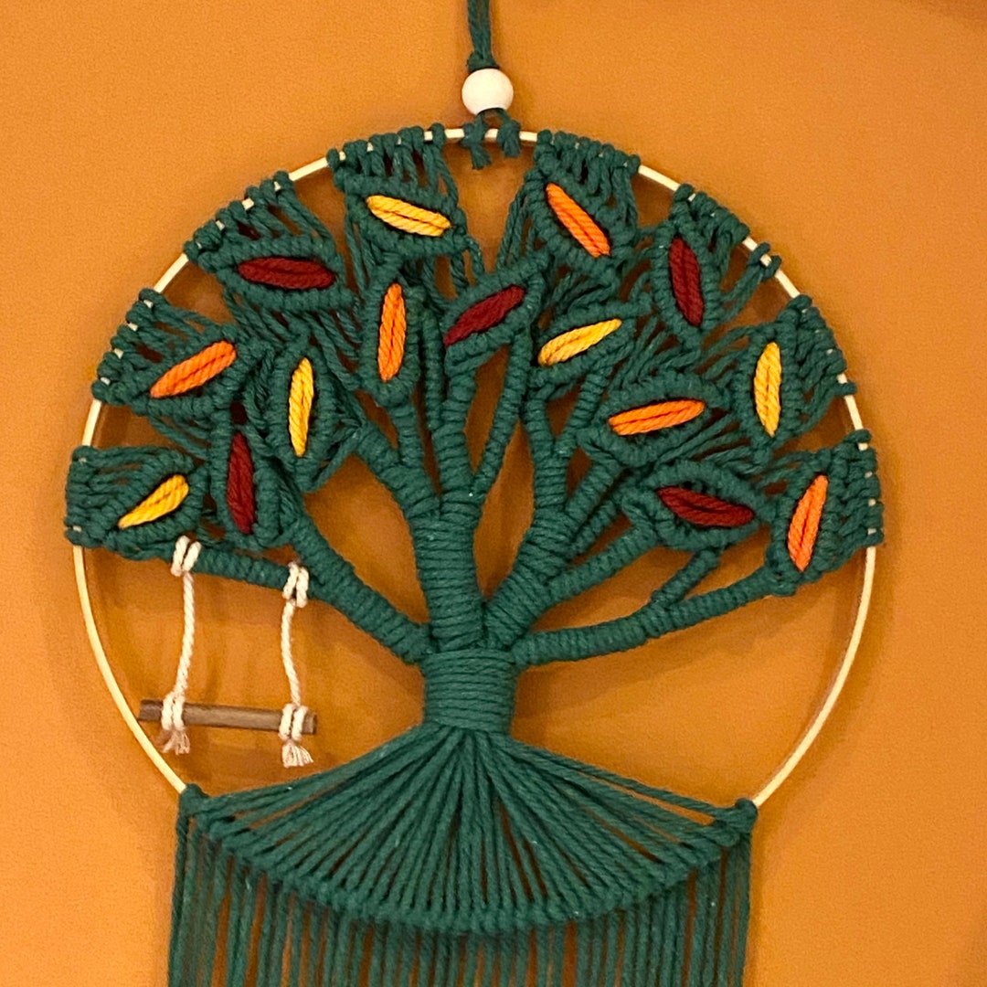 Macrame Wall Hanging Tree of Life Wall Decor Macrame Dream Etsy