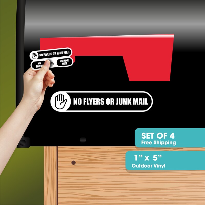 Vinyl Letterbox Stickers - Etsy