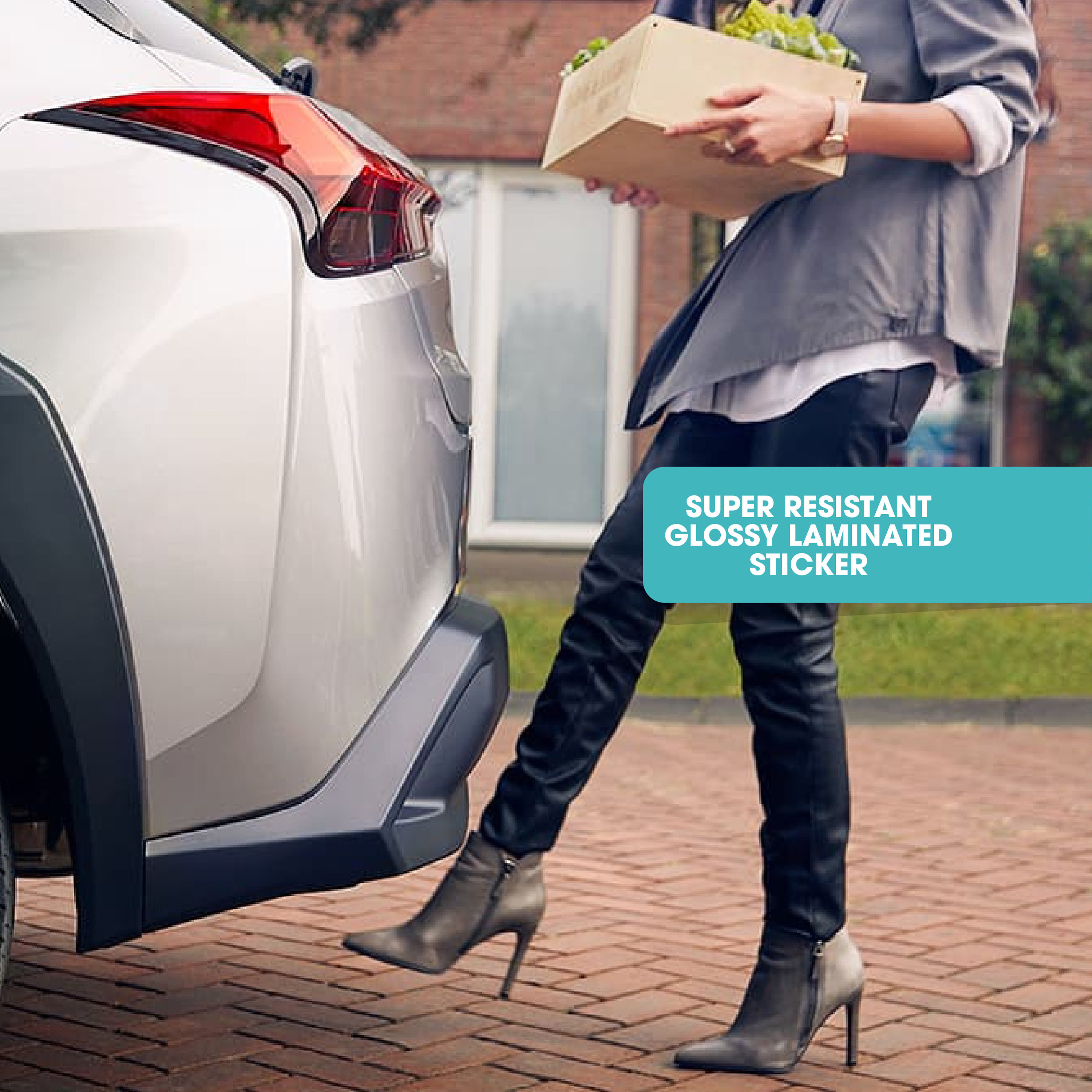 Trunk Sensor Sticker - Automatic Foot Sensor - Bumper Sticker - Car ...