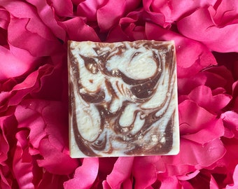 Cinnamon Oat Milk Soap | Natural Soap | Artisan Soap | Cold Process Soap | Palm Free Soap | Vegan Soap | Handmade Soap | Zebra Soap