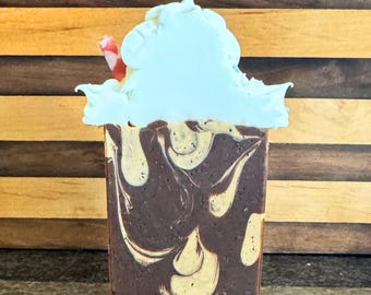 Coffee Soap | Frosted Soap | Essential Oil Soap | Cold Process Soap | Artisan Soap | Palm Free Soap | Vegan Soap | Essential Oil Soap