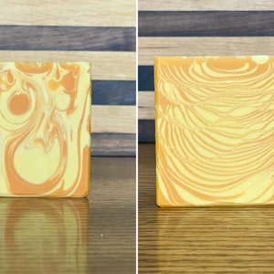 Orange Juice Soaps | Regular & Guest Size Soaps | Cold Processed Soap | Artisan Soap | Palm Free Soap | Vegan Soap | Essential Oil Soap