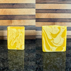 Lemon Juice Soaps | Regular & Guest Size Soaps | Cold Processed Soap | Artisan Soap | Palm Free Soap | Vegan Soap | Essential Oil Soap