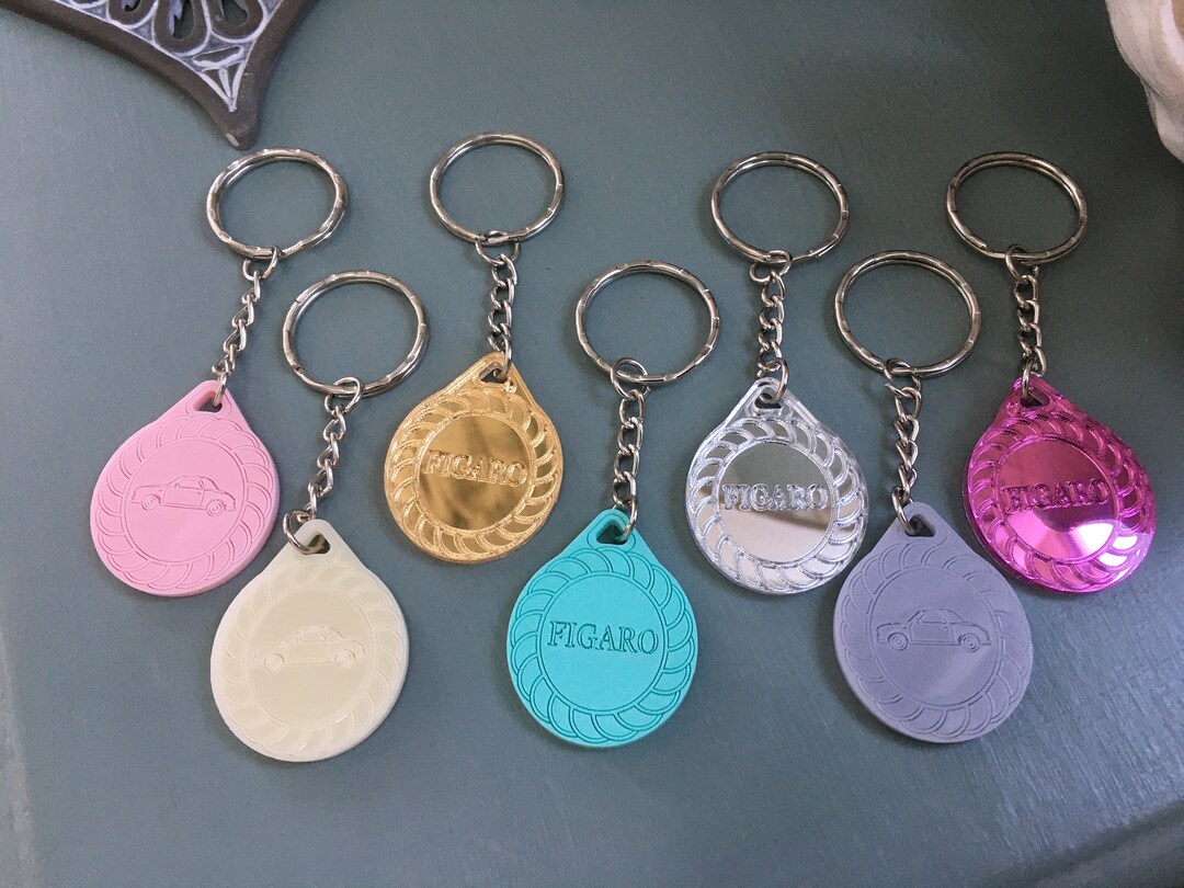 Nissan Figaro Laser Cut Key Ring - Etsy