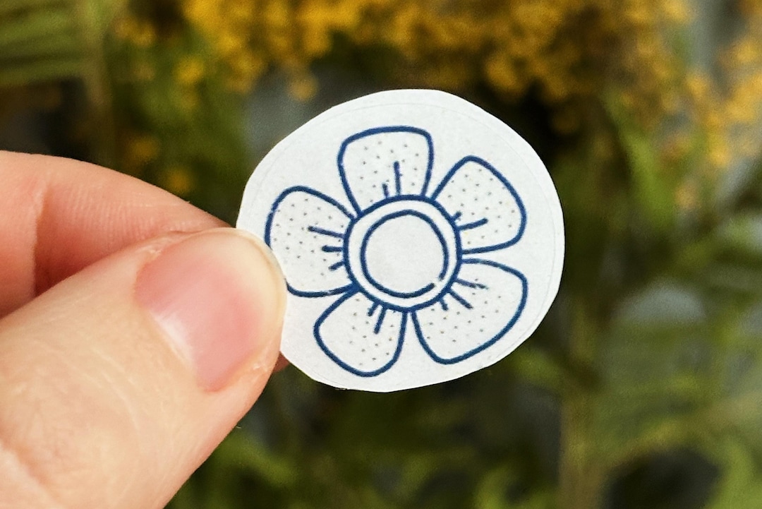 Uzo Sticker Cozy Flower Sticker for Decal - Etsy