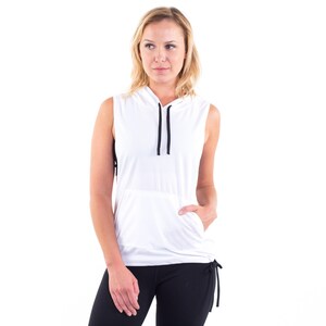 Damen Racerback Hoodie | Dry-Fit-Mesh-Athletik-Oberteil | Hergestellt in den USA Bild 14