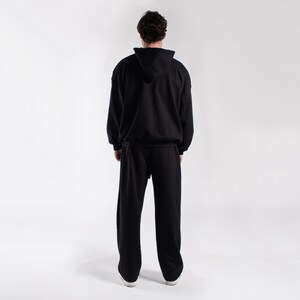Unisex Midweight Fleece Hoodie | Oversized Vintage Fit Pullover | Made in USA image 4