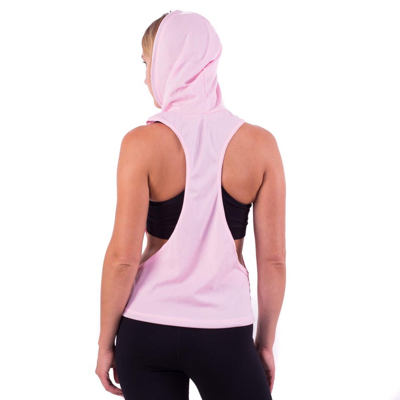 Damen Racerback Hoodie | Dry-Fit-Mesh-Athletik-Oberteil | Hergestellt in den USA Bild 6
